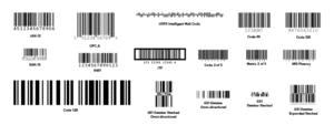 おもなバーコードの形式イメージ
