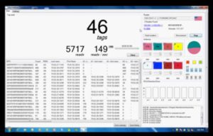 RFIDリーダライタのデータを処理するソフトウェアのイメージ